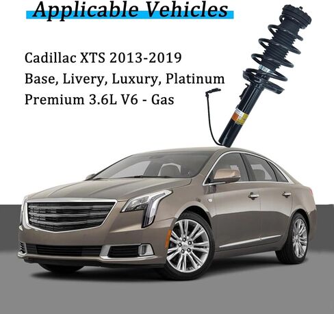 84677093 2PCS Front Shock Absorber Struts Assembly W/Magnetic Compatible With 2013-2019 Cadillac XTS, Replace 23220530 580-1096 23220501 19300063 22906209 22962890 23101683 23220530 84547551 in Kuwait
