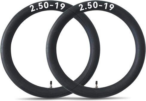 2-Pack 2.25/2.50-19 Inner Tube 70/100-19 Tube Replacement with Straight Valve Stem- TR4 in Saudi Arabia