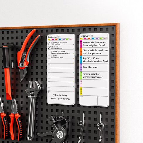 Magnetic Monitor Memo Board, Dry Erase Whiteboard Weekly Planner and Daily to Do List Note Board Set for Monitor Side/Fridge/Home/School/Office with Markers in Saudi Arabia
