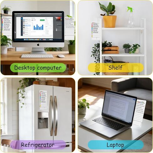 Magnetic Monitor Memo Board, Dry Erase Whiteboard Weekly Planner and Daily to Do List Note Board Set for Monitor Side/Fridge/Home/School/Office with Markers in Saudi Arabia