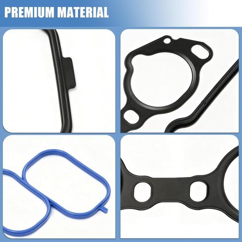 Sorello VS50608R Engine Valve Cover Gasket Set Compatible with Nissan Frontier, NV1500 NV2500 NV3500 2012-2016, Pathfinder 05-12, Xterra 05-15, for Suzuki Equator 09-12 Replace MS964542 MS19260 in Saudi Arabia