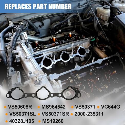 Sorello VS50608R Engine Valve Cover Gasket Set Compatible with Nissan Frontier, NV1500 NV2500 NV3500 2012-2016, Pathfinder 05-12, Xterra 05-15, for Suzuki Equator 09-12 Replace MS964542 MS19260 in Saudi Arabia
