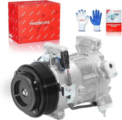 ضاغط تكييف الهواء PHOBOOS مع قابض متوافق مع Honda Accord 2018-2022 1.5 لتر (باستثناء موديلات 2021 Sport&Sport Plus)، مع بكرة 110 مم، تبريد سريع، ضوضاء منخفضة، تركيب سهل، المرجع 178320 in Kuwait
