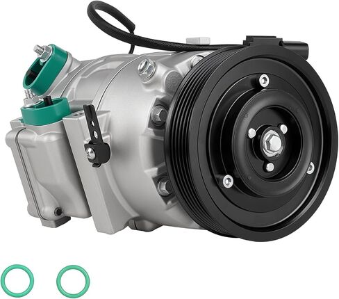 ILONPA New AC Air Conditioning Compressor with Clutch for Hyundai Santa Fe 2013-2018 3.3L, for Santa Fe XL 2013-2019 3.3L, for Kia Sorento 2011-2013 3.5L & Sorento 2014-2015 3.3L, 198376 197376 in Kuwait
