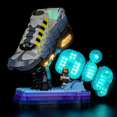 إضاءة LED متوافقة مع LEGO Nike Air Max 95 43025 - JUST Lights، مجموعة إضاءة متوافقة مع LEGO 43025، غير متضمنة النموذج in Kuwait