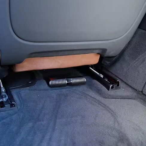 2 قطعة ABS مقعد السيارة الأسود تحت تكييف الهواء منفذ تنفيس الغطاء الواقي تقليم متوافق مع BMW X5 G05 X6 G06 X7 G07 2019-2025 2026 ملحق in Kuwait