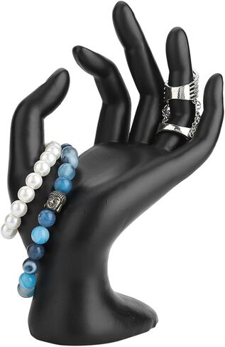 Jewelry Display Stand, Elegant Resin Ring Holder for Earrings Bracelets Necklaces - Mannequin Hand Showcase Stand for Retail Stores, Boutiques, Home Decor, Jewelry Organizers in Kuwait