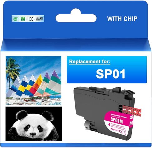 خراطيش حبر التسامي SP-1 SP01 عبوة واحدة 53 مل، متوافقة مع حبر طابعة التسامي Brother SP1 SP-1 SP01C سماوي in Kuwait