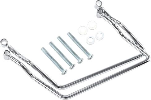 Motorcycle Saddlebag Support Bar Bracket Mount For Honda Shadow VT400 VT750 VT1100 VTX1800 1300 Fury Steed VT600 Magna 250 VF750 (Chrome) in Saudi Arabia