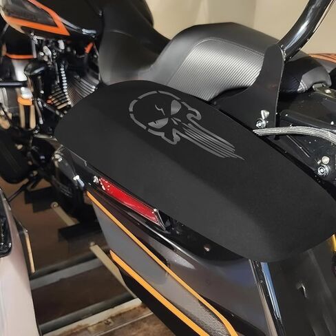 Saddlebag Lid Covers/Lid Bras for Harley Touring Road king, Road glide, Street glide, Electra glide 2024-2025 2026 Models, Black in Kuwait