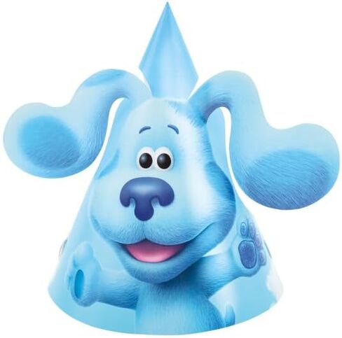 تتضمن حزمة لوازم الحفلات الفريدة من نوعها Blue's Clues 24 قبعة للحفلات مع آذان منبثقة وورقة ملصق ديناصور واحدة in Kuwait