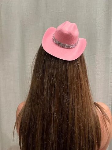 Cowgirl Mini Hat-Country Western Themed Party Decoration,Baby's Birthday decor in Saudi Arabia