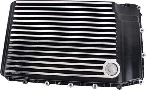 328053220 10R80 Heavy-Duty Cast Aluminum Shallow Transmission Pan Compatible with 2017-UP Ford F150 F250 F350, Ranger, Mustang, Bronco, Lincoln Navigator, Explorer, Expedition in Saudi Arabia