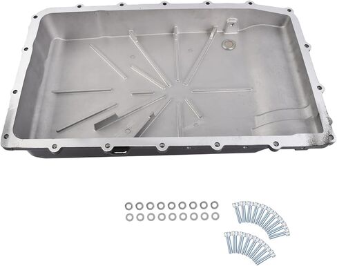 328053220 10R80 Heavy-Duty Cast Aluminum Shallow Transmission Pan Compatible with 2017-UP Ford F150 F250 F350, Ranger, Mustang, Bronco, Lincoln Navigator, Explorer, Expedition in Saudi Arabia