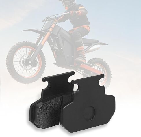 1 Pair Rear Brake Pads for Tuttio Soleil 01 Electric Dirt Bike, Wear-Resistant Low-Noise Brake Pad Replacement, Compatible with Yozma in 10 Accessories in Saudi Arabia