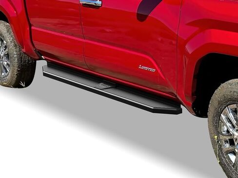 Tuxtreme Black Stainless Steel Running Boards Style Compatible with Toyota Tacoma 2024-2026 Double Crew Cab (Incl. Hybrid Model) (Side Steps Side Bars) 6in Wide in Kuwait