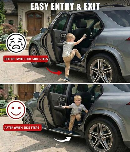 Running Boards Side Steps Fit for 2020-2026 Mercedes-Benz GLE W167 GLE350 GLE450 GLE450e GLE580 GLE43 GLE53 GLE63 AMG S SUV, Aluminum Foot Step Bars Nerf Bars Accessories in Saudi Arabia