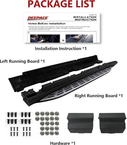 Running Boards Side Steps Fit for 2020-2026 Mercedes-Benz GLE W167 GLE350 GLE450 GLE450e GLE580 GLE43 GLE53 GLE63 AMG S SUV, Aluminum Foot Step Bars Nerf Bars Accessories in Saudi Arabia