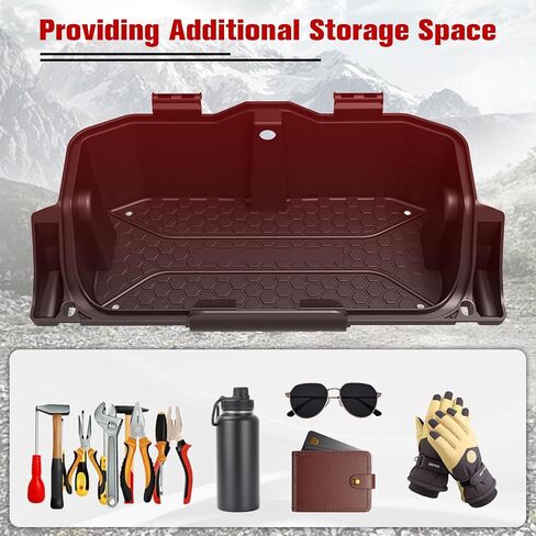 Can Am Defender Dash Storage Box, Passenger Dashboard Removable Storage Bin with Handy Tool Box for Can-Am Defender HD8/HD10 2016-2025, Replace OEM #715004344 in Saudi Arabia