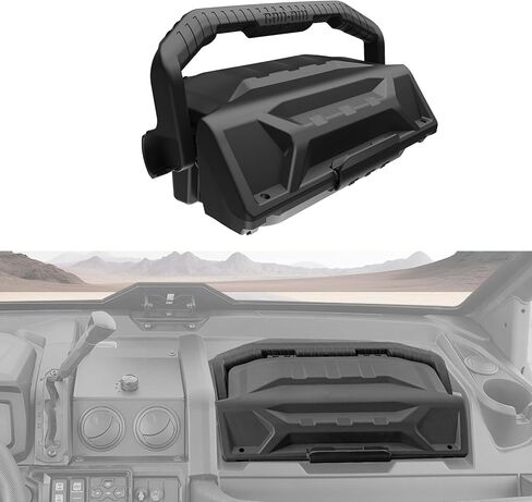 Can Am Defender Dash Storage Box, Passenger Dashboard Removable Storage Bin with Handy Tool Box for Can-Am Defender HD8/HD10 2016-2025, Replace OEM #715004344 in Saudi Arabia