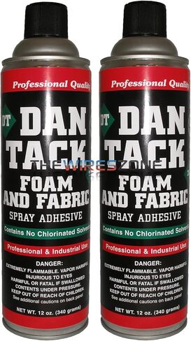 Dan Tack 2012 Professional Quality Foam & Fabric Spray Adhesive Can 12 oz (Pair) in Saudi Arabia
