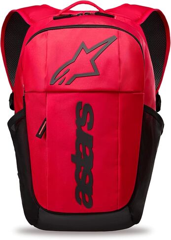 حقيبة ظهر Alpinestars GFX Boss، دراجة نارية، ركاب رياضي، حقيبة كمبيوتر محمول مبطنة، مقاس واحد، أسود/أبيض in Kuwait