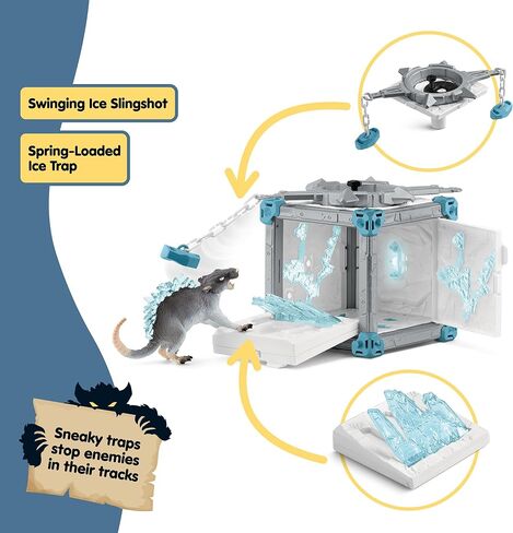 Schleich ELDRADOR Creatures BattleCave Ice Rat Mythical Action Playset- Fantasy Toys for Boys and Girls Ages 7+ in Saudi Arabia