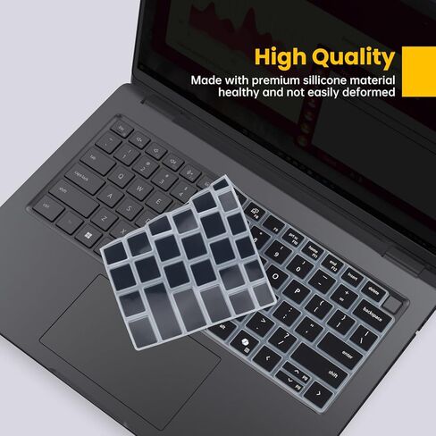 Keyboard Cover Skin for 2025 Dell Pro 14 Plus PB14250 PB14255, Dell Pro 14 PC14250, Pro Max 14 MC14250 Prootective Skin(Not Fit Pro 14 Premium MA14250), Gradual Pink in Saudi Arabia