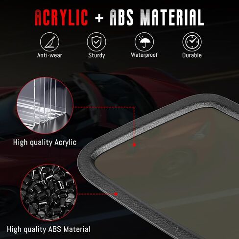 غطاء غبار لعرض الرأس HUD، متوافق مع Corvette C8 Stingray 2020 2021 2022 2023 2024 2025، منطقة لوحة القيادة HUD حافة شاشة عرض درع الغبار، أسود غير لامع، قطعة واحدة in Kuwait