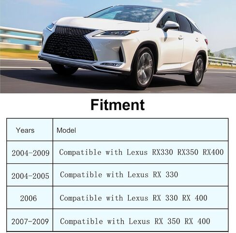 FZJDSD Gray Passenger Side Bottom Replacement Microfiber Leather Seat Cover Compatible with Lexus RX330 RX350 RX400 2004 2005 2006 2007 2008 2009 in Kuwait