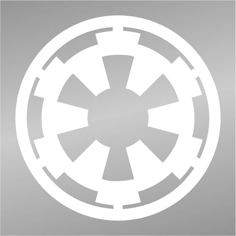 Star Galactic Empire Vinyl Decal Sticker (3", Black) in Saudi Arabia