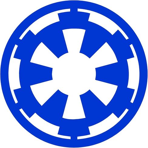 Star Galactic Empire Vinyl Decal Sticker (3", Black) in Saudi Arabia