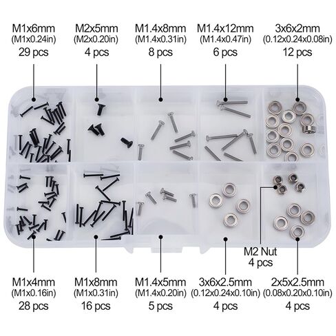 Screws and Bearings Set for RC 1/30 Axial SCX30 Crawler Replace Upgrade in Saudi Arabia