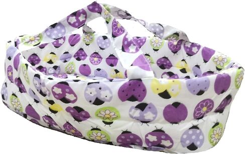 2 Baby Doll Bassinet for 5-6-7-8-9 Inch Small Reborn Baby Dolls,Soft Cradle for Mini Dolls in Saudi Arabia