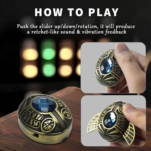 SKEDC Demon Beetle Metal Fidget Slider , Alloy Metal Mechanical Fidget Slider for Adults with Retractable Wings, Executive Desk Toy, Stress Relief Gadget for Men in Saudi Arabia