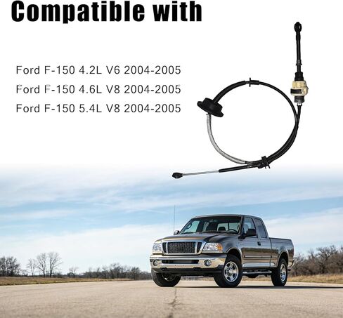 Automatic Transmission Gear Shift Cable Compatible with Ford F-150 2004 2005,Replaces 4L3Z7E395BA,905-608 in Saudi Arabia