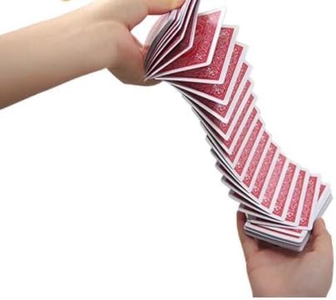 Automatic Waterfall Magic Playing Cards - Seamless Flow Professional Cardistry & Illusion Trick Deck for Magicians and Card Enthusiasts in Saudi Arabia