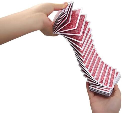Automatic Waterfall Magic Playing Cards - Seamless Flow Professional Cardistry & Illusion Trick Deck for Magicians and Card Enthusiasts in Saudi Arabia