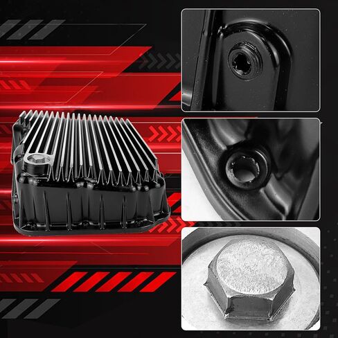 228052110 Transmission Oil Pan Compatible with Dodge Ram 2500 3500 2007 2008 2009 2010 2011 2012 2013 2014 2015 2016 2017 2018 2019 2020 2021 2022 6.7L 68RFE Transmission in Saudi Arabia