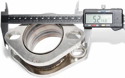 Universal 2 Bolt Flange Catback Muffler Pipe Extension Flange Steel Adapter (FG AD 250, 2.5inch to 2.5inch) in Saudi Arabia
