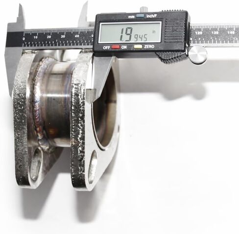 Universal 2 Bolt Flange Catback Muffler Pipe Extension Flange Steel Adapter (FG AD 250, 2.5inch to 2.5inch) in Saudi Arabia