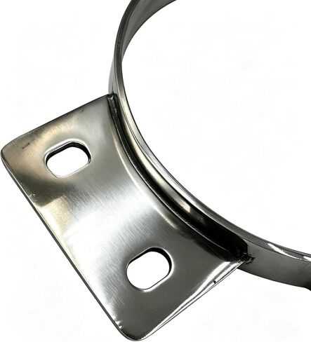6" Upgrade Stainless Steel Exhaust Clamp Fit for Peterbilt Trucks Chrome Heavy-Duty Exhaust Pipe Clamp in Saudi Arabia