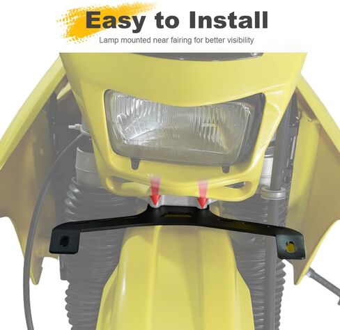 دراجة نارية مساعدة ضوء جبل قوس صالح ل DRZ400 / E / S / SM 2000-2024 ، بالإضافة إلى حامل أضواء Led in Kuwait