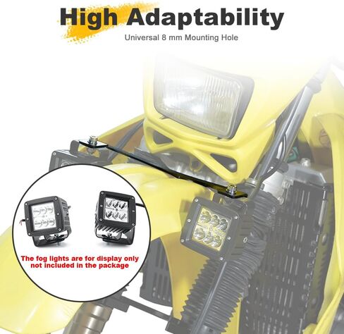 دراجة نارية مساعدة ضوء جبل قوس صالح ل DRZ400 / E / S / SM 2000-2024 ، بالإضافة إلى حامل أضواء Led in Kuwait
