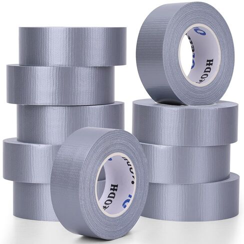 22 Pack Silver Duct Tape Bulk, 2 inch X 660 Yards Duct Tape Heavy Duty,Strong No Residue All-Weather Duct Tape, Tear by Hand, Multi-Use for Indoor & Outdoor Repairs, Industrial, Professional Use in Saudi Arabia