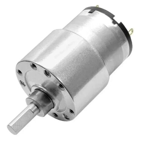 JGB37-520 DC Brush Gear Motor, 12V/24V, High Torque, Reversible, 6.25-810 Reduction Ratio, Micro Gearbox (600 12V Motor x Bracket) in Kuwait