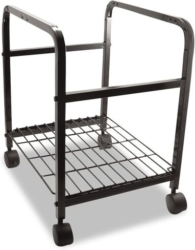 Advantus Heavy Duty File Shuttle Cart, 20 x 17.4 x 14.4 Inches, Steel, Black (FS-2BHD) in Kuwait