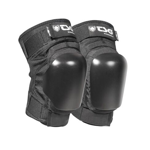 TSG Wavesk8 A Kneepad, Surf, Skate Knee Protection, Hardshell, Removable ACF, Lateral Padding, Anti Slip NBR Liner, Tear Resistant Nylon, Velcro Straps, Non Slip Cuffs, Pre Shaped, Open Back, Black in Saudi Arabia