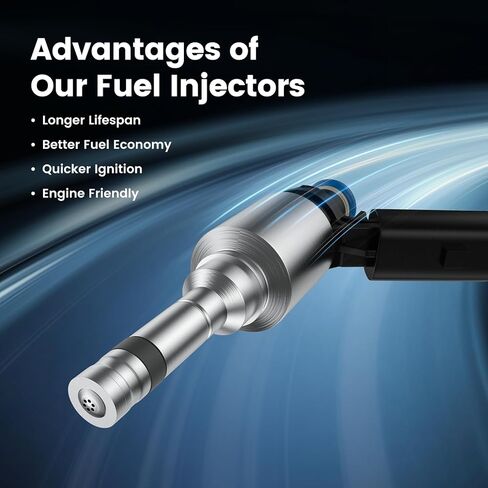 GDI Fuel Injectors Compatible with 2.0L Hyundai Tucson 2016-2018 Elantra Gt 2018-2020 Kia Forte & Forte5 2017-2018 Soul+ 2017-2019,353102E520 Set of 4 in Kuwait