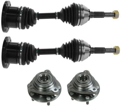 مجموعة أدوات الدفع الأمامية المكافئة OEM المكونة من 4 قطع لسيارة GMC/Chevrolet S-15/Jimmy/S10 لعام 1990 (دفع رباعي، بدون ABS) in Kuwait